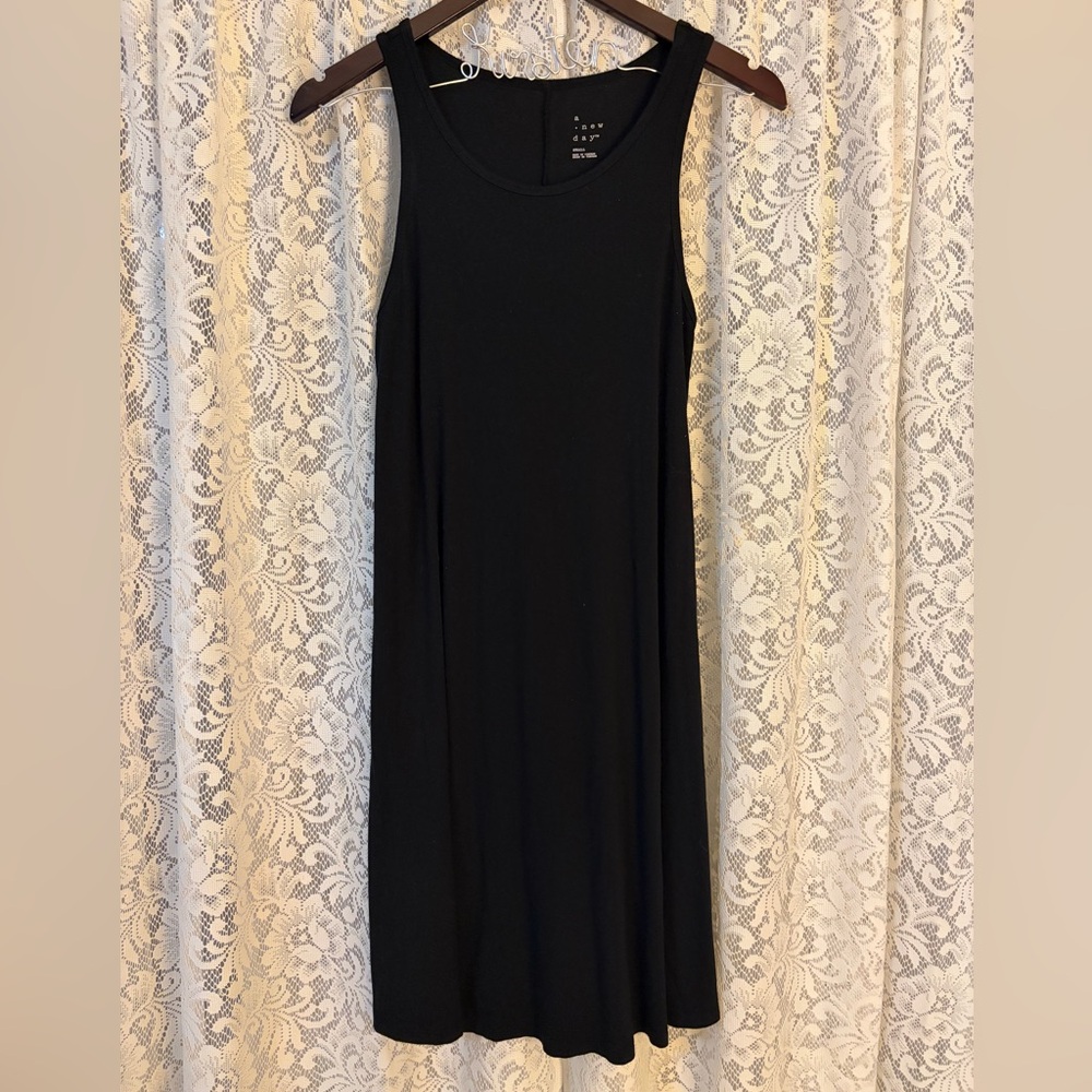 a new day Black Midi Dress